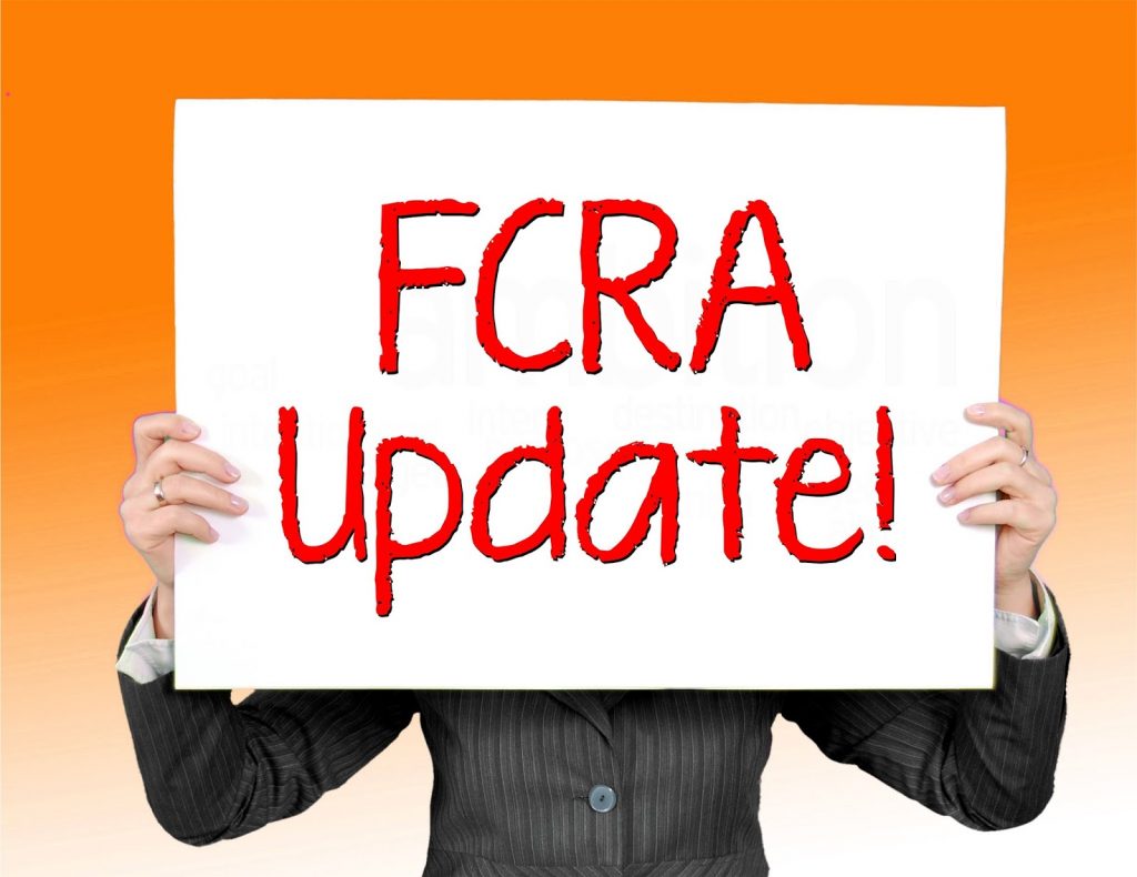 FCRA update.